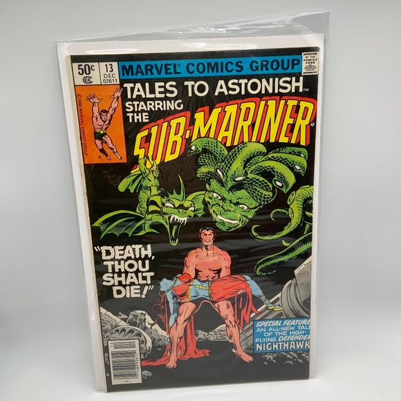 Vintage Marvel Comics 1980 Sub-Mariner 9,13 Comic Books Bagged/Boarded (2) - Picture 7 of 9